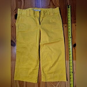 J. Crew Chino Bermudas in Vibrant Yellow